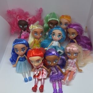 Full Set Hairmazing Rainbow Fantasy 4-inch Collectable Doll Set